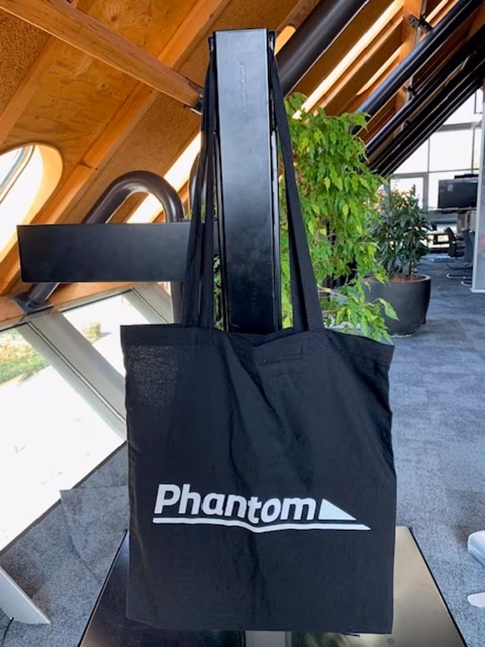 WebExtraImage Werbegeschenke Draagtas zwart Phantom