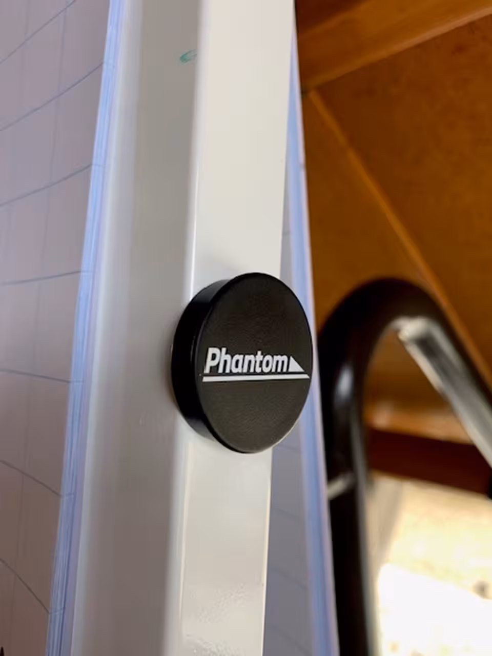 WebExtraImage Objets publicitaire  Magneet zwart‚ diameter 36 mm Phantom