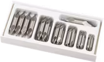 WebExtraImage Phantom HSS Set Centerboren DIN 333-A 15.100 - 1x3‚15 - 5x12‚5mm 30x
