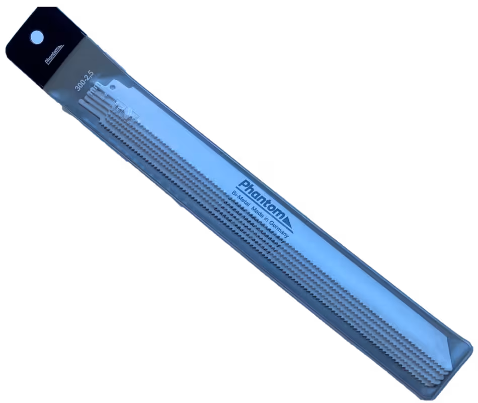 WebExtraImage Phantom Hojas de sierra de sable HSS-Co 8% Bi-Metal R 300-2‚5 Ud. embalaje 5