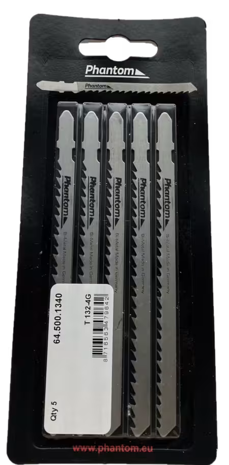 WebExtraImage Phantom HSS Bi-Metaal Decoupeerzaag T 132-4G VPE 5