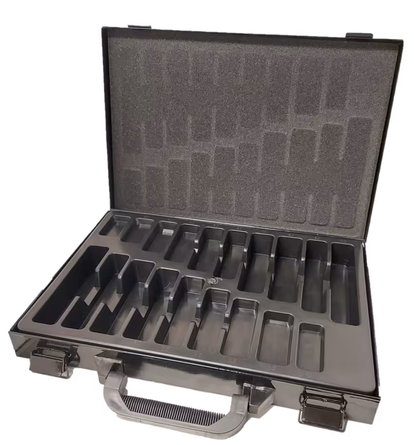 WebExtraImage Phantom Set Spiraalboren DIN 338 leeg Borenkoffer 1-10 mm 170-delig met inlay (zwart)