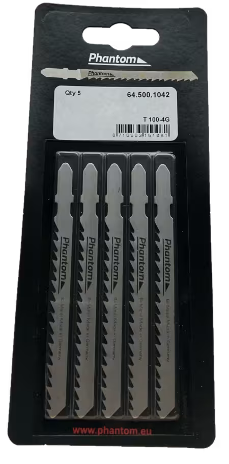 WebExtraImage Phantom Lame de scie sauteuse HSS Bi-métal T 100-4G UC 5