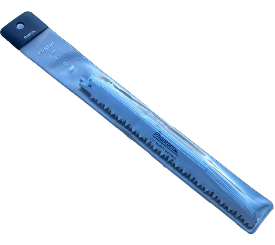 WebExtraImage Phantom CV Sabre Saw Blade R 230-5/6‚5V PU 5