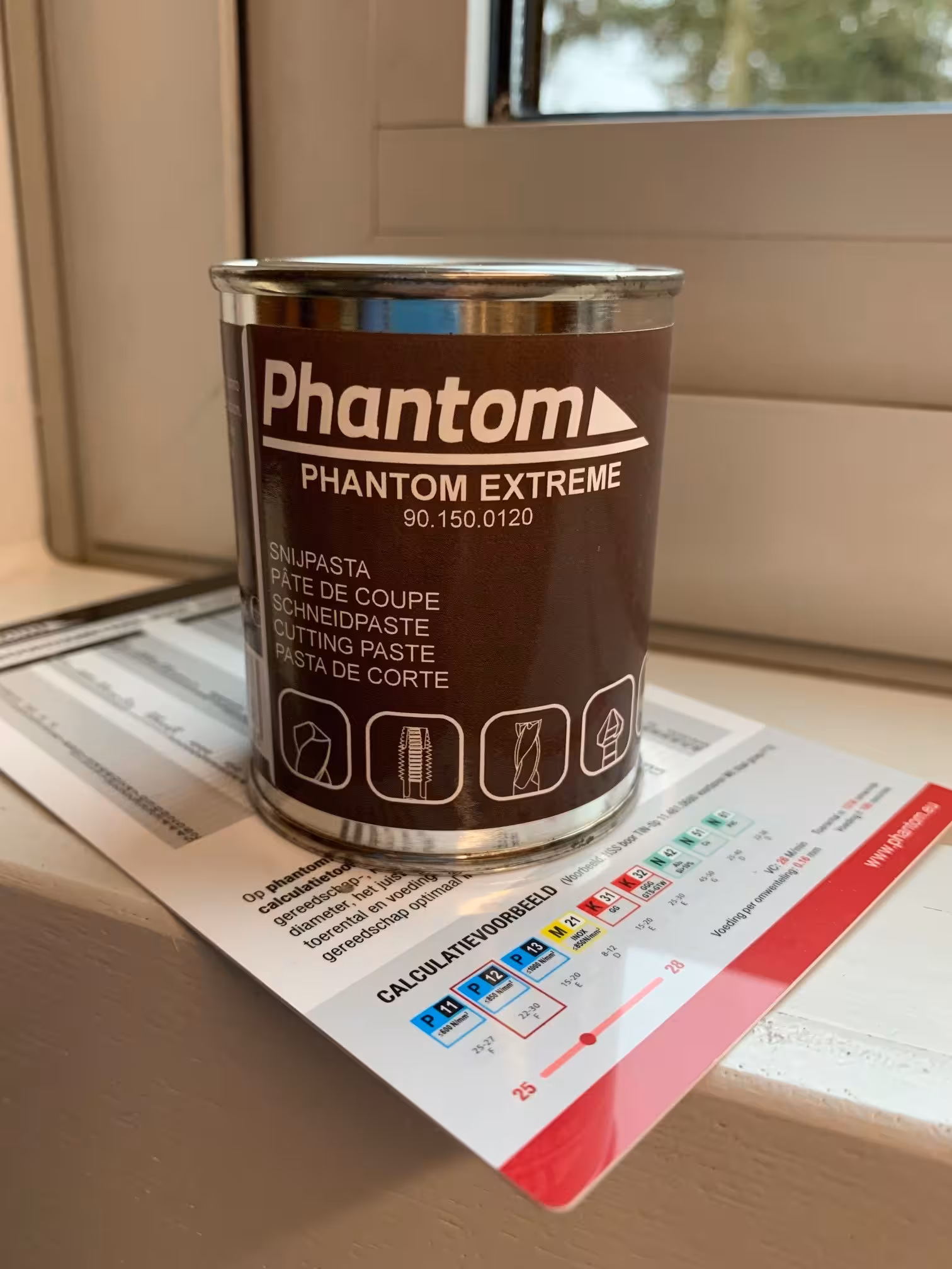 WebExtraImage Phantom Pâte de coupe Extrême‚ sans chlore sample 120 gr.