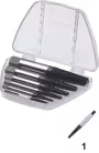 WebCategoryImage Phantom Set Draadeinduithalers in Quadrobox met ophangoog Nr.1-5