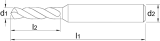 Drawing Phantom HSS-E PM Micro Drill DIN 1899-A 0‚2 mm