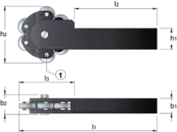 Drawing Phantom Pressure knurlingtool type M2 25 x 25