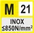 Adequate for Stainless steel, ≤850 N/mm² Adequate for Stainless steel, ≤850 N/mm²