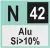 Bij uitstek geschikt voor gietaluminium Si 10 - 24% Bij uitstek geschikt voor gietaluminium Si 10 - 24%