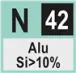 Bij uitstek geschikt voor gietaluminium Si 10 - 24%