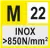 Adequate for Stainless steel, >850 N/mm² Adequate for Stainless steel, >850 N/mm²