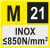 Very adequate for Stainless steel, ≤850 N/mm² Very adequate for Stainless steel, ≤850 N/mm²