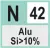 Adequate for Cast Aluminium Si 10 - 24% Adequate for Cast Aluminium Si 10 - 24%